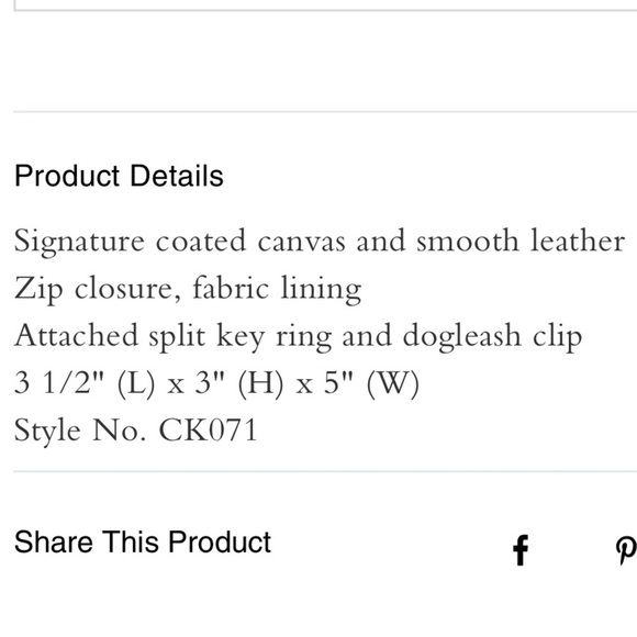 NWT Coach Heart Pouch Bag Charm In Signature Canvas With Heart And Star Print - Picture 11 of 11